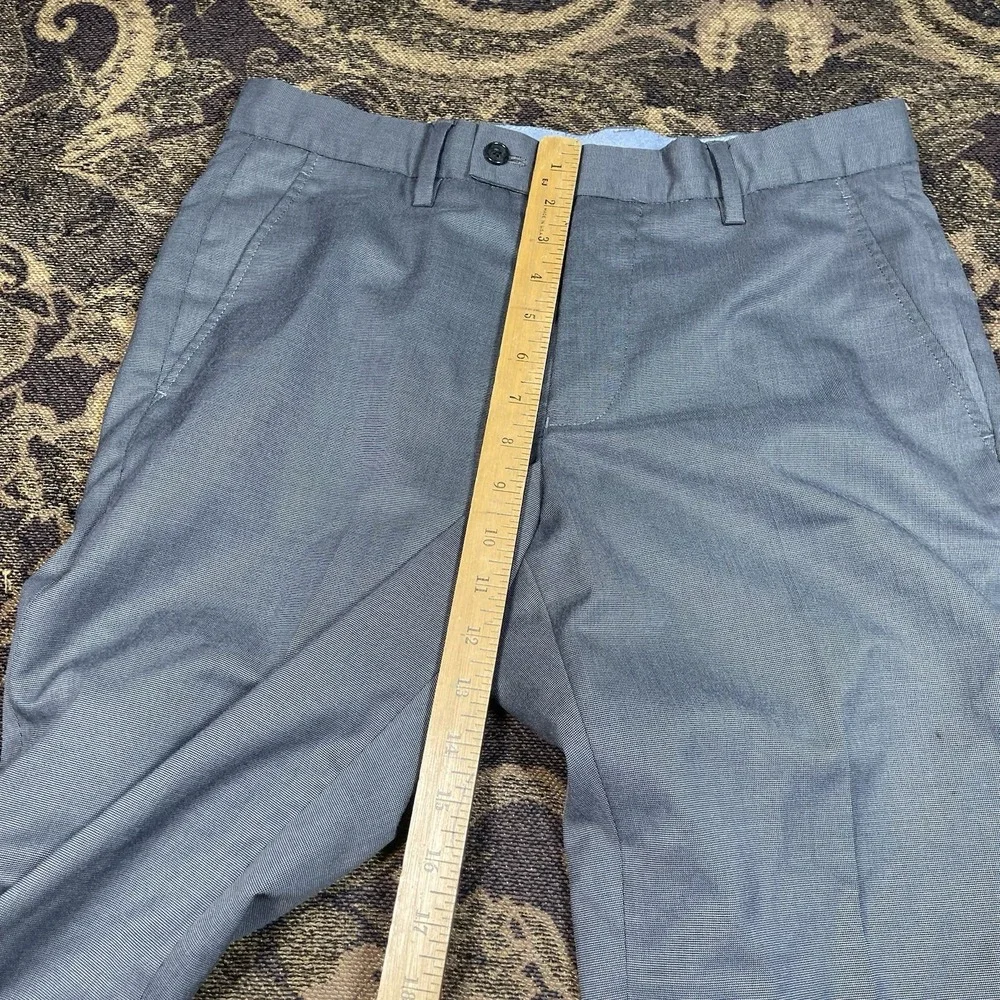 Nautica Polyester Blend MEDIUM GRAY Dress PANTS Mens Size 32x30